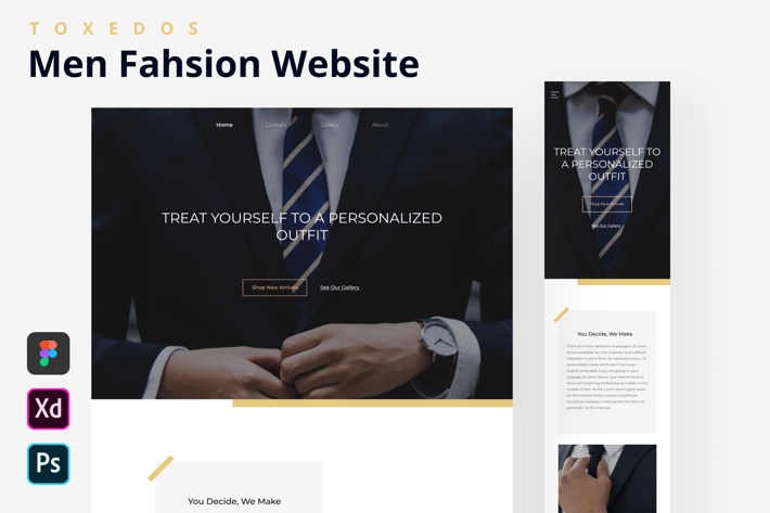 Toxedos - Men Fashion Website