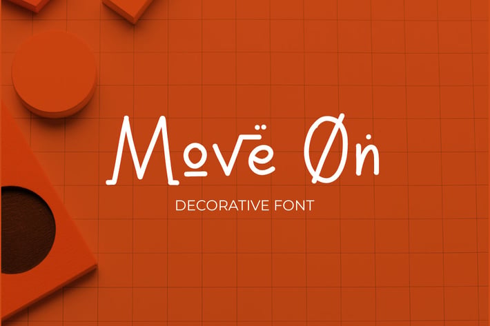 Move On - Decorative Font