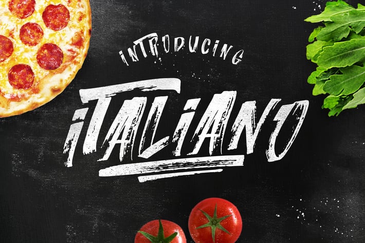 Italiano Brush Font