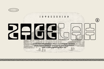 Zagelah - Display Font