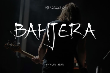 Bahjera - Display Font