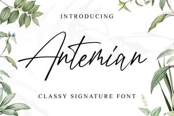 Antemian Classy Signature Font