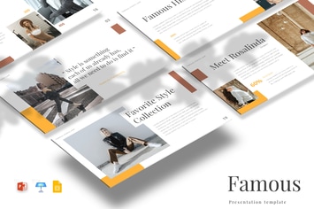 Famous - Powerpoint/Google Slides/Keynote Template