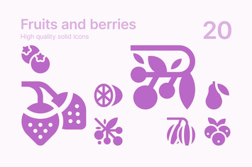 Fruits and Berries Icons