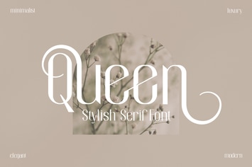 Queen Stylish Serif Font