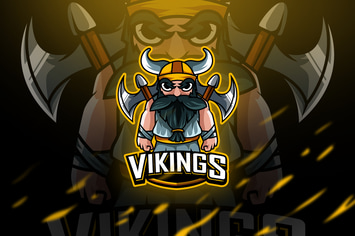 vikings - Mascot & Esport Logo