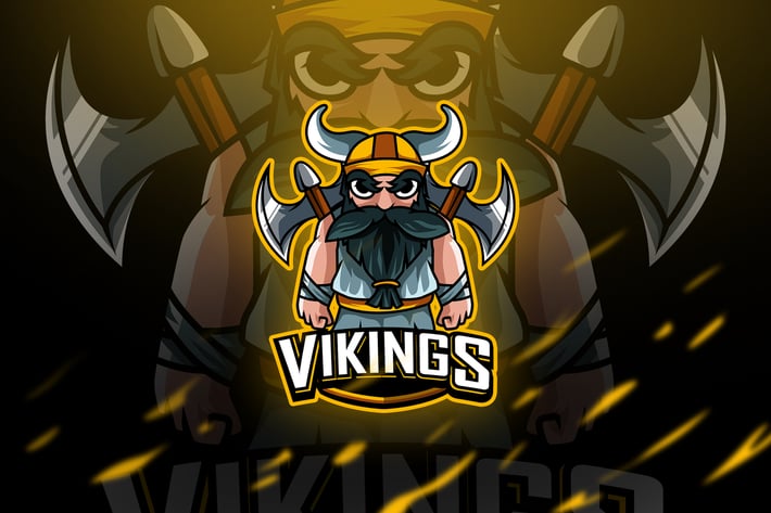 vikings - Mascot & Esport Logo