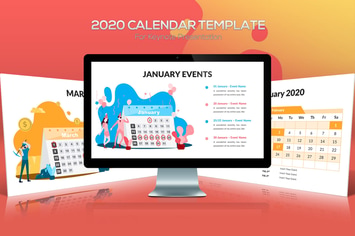 2020 Calendar Keynote Template