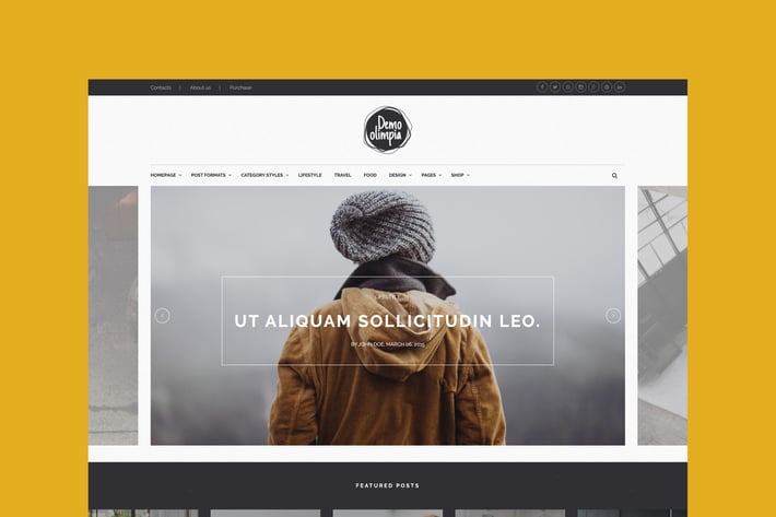 Demo Olimpia | Personal Blog HTML Template