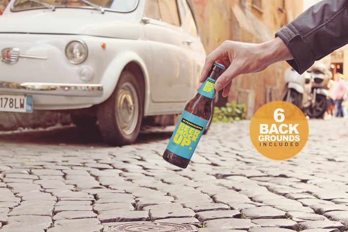Magic Beer Mockup