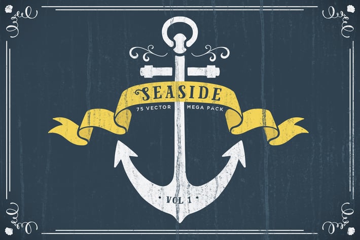 Seaside Nautical Vector Pack Volume 1