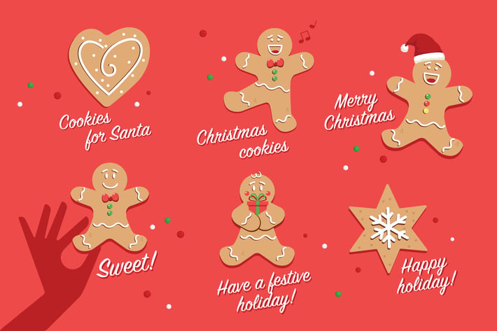 Christmas Cookie Badges