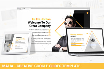 Malia - Creative Google Slides Template