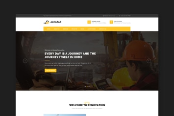 Alcazar - Construction, Renovation & Building PSD