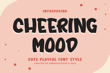Cheering Mood - Cute Playful Font