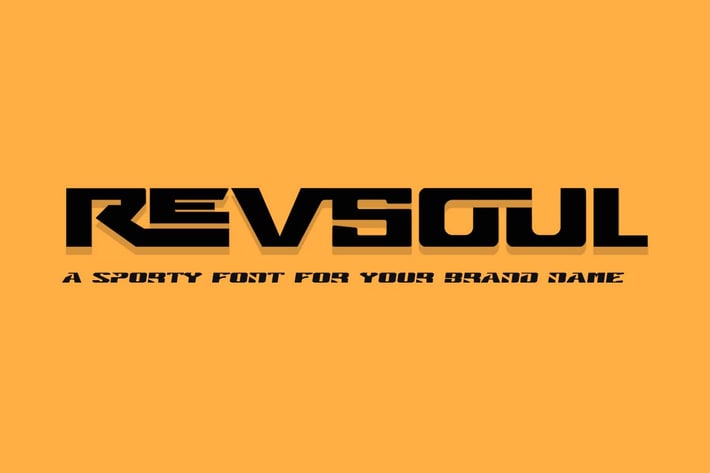 Revsoul - Sporty Font