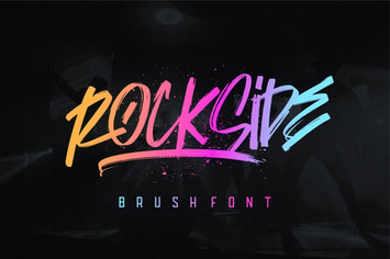 Rockside Brush Font