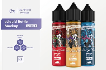 eLiquid Bottle Mockup v. 60ml-B