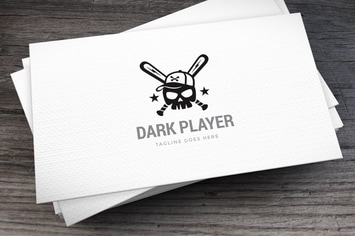 Dark Player Logo Template