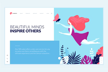 Beauty Web Page Design Template
