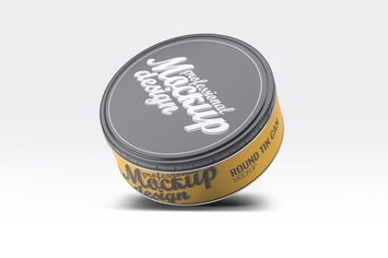 Round Tin Can Mock-Up