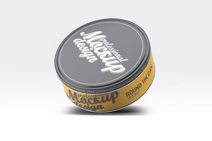 Round Tin Can Mock-Up