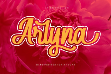 Arlyna | Handwritten Script Font