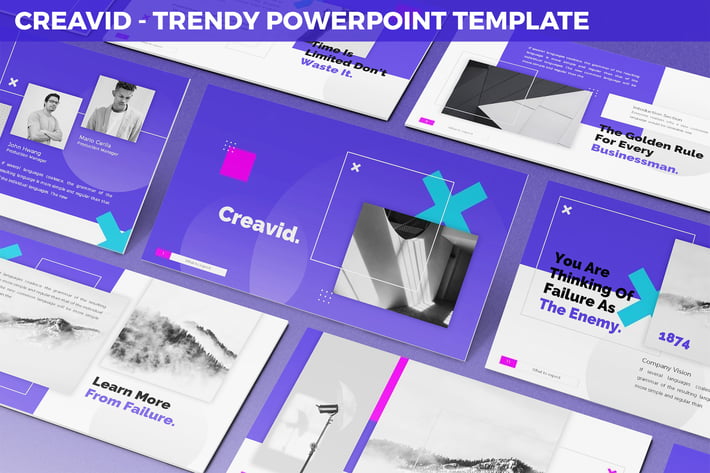 Creavid - Trendy Powerpoint Template
