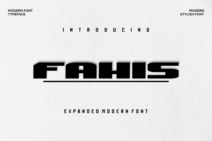 Fahis font