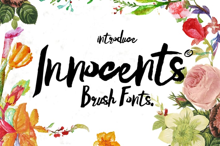 Innocents Brush script