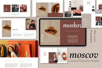 Moscov Minimal & Simple Keynote Template