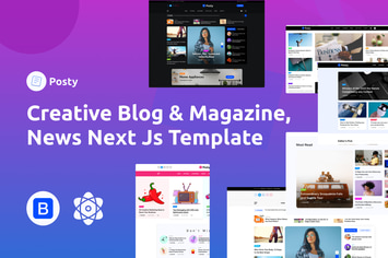 Posty - News Magazine NextJS Template