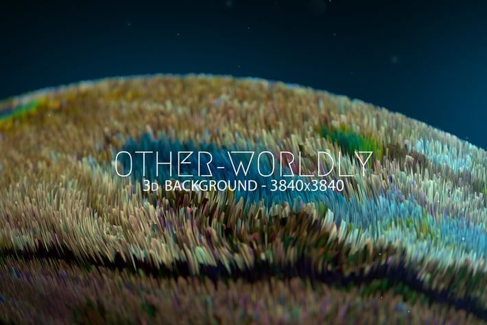 Otherworldly 3D Background