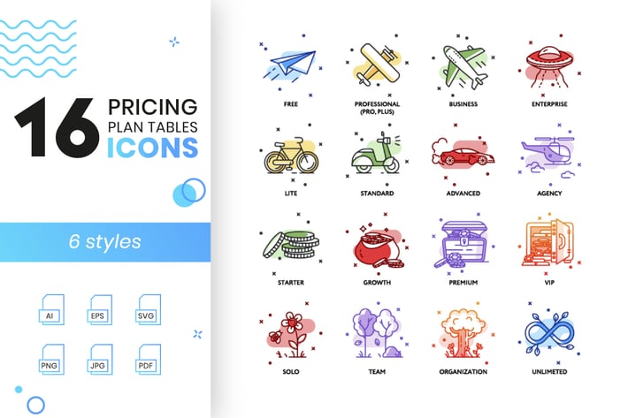 Pricing Plan Icons