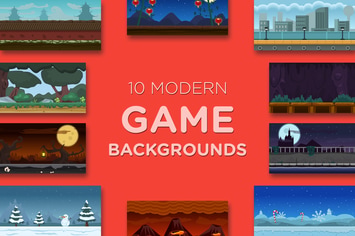 10 Modern Game Backgrounds
