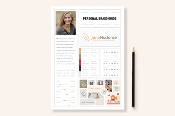 One Page Personal Brand Style Guide