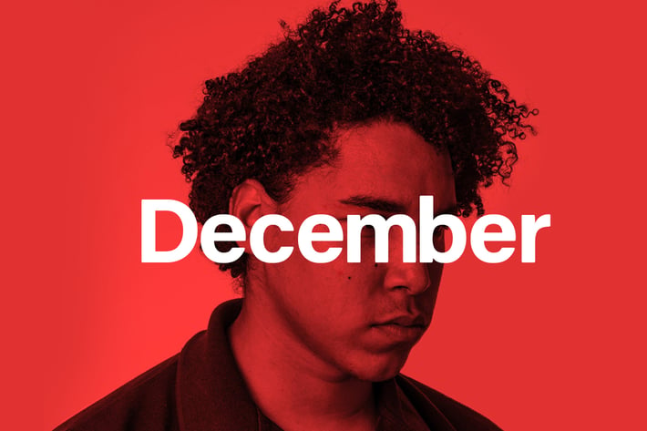 December  - Modern Typeface + WebFont