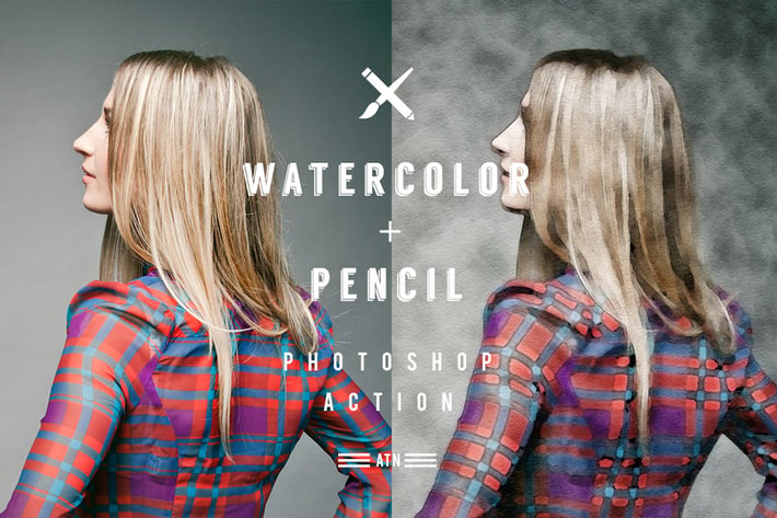 Watercolor Photoshop Action