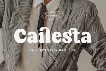 Cailesta - Beauty Retro / Vintage Bold Serif