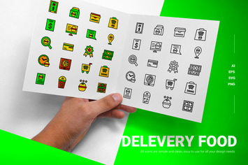 Delevery Food - Icons