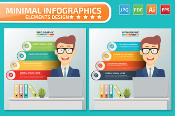 Businessman Infographics design
