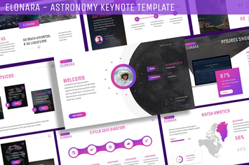 Elonara - Astronomy Keynote Template