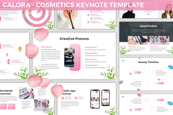 Calora - Cosmetics Keynote Template