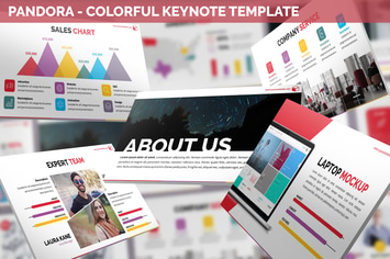 Pandora - Colorful Keynote Template