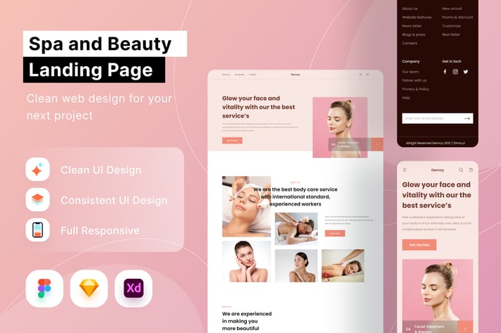 Spa & Beauty Landing Page