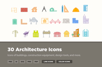 30 Architecture Icons