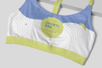 Y Back Sports Bra Mockups
