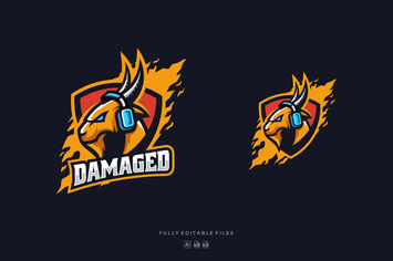 Goat Head Sports and E-sports Style Logo