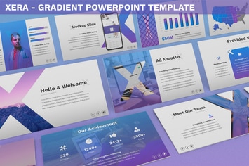 Xera - Gradient Powerpoint Template