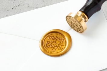 Wax Seal Logo Mockup Vol.2